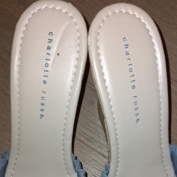 Charlotte Russe 4 1/2  inch Wedge Sandals - Picture 2 of 6